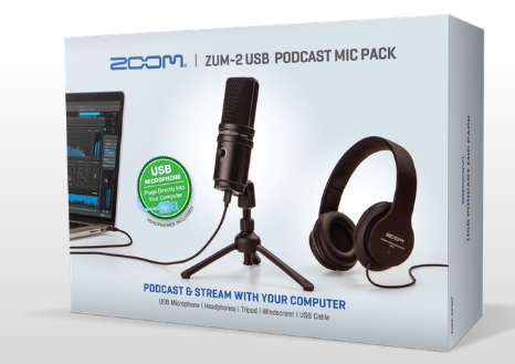 Zoom ZUM-2PMP Podcasing Pack