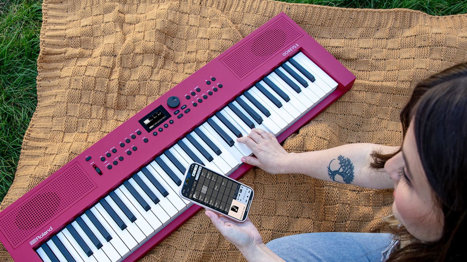 Roland Go:keys 3 | Music Creation Keyboard | Dark Red