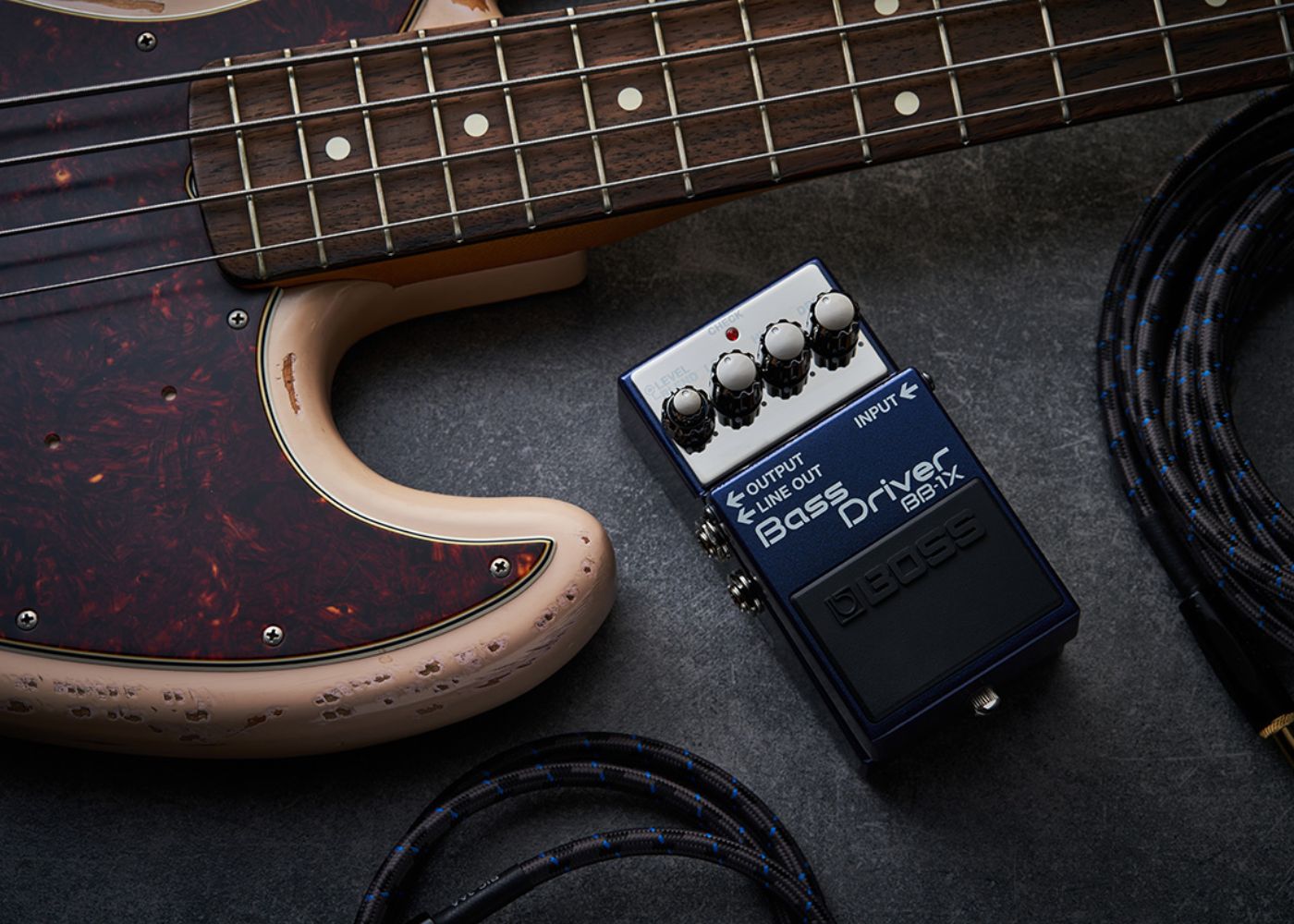 BOSS BB-1X Bass Driver | premium stompbox for bold and punchy Bass