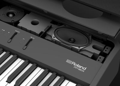 Roland FP90X Piano Bundle | Piano | Roland Stand + Pedals | Stool | BK