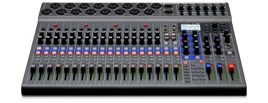 Zoom Livetrack 20 Channel Mixer/ Recorder/ Interface