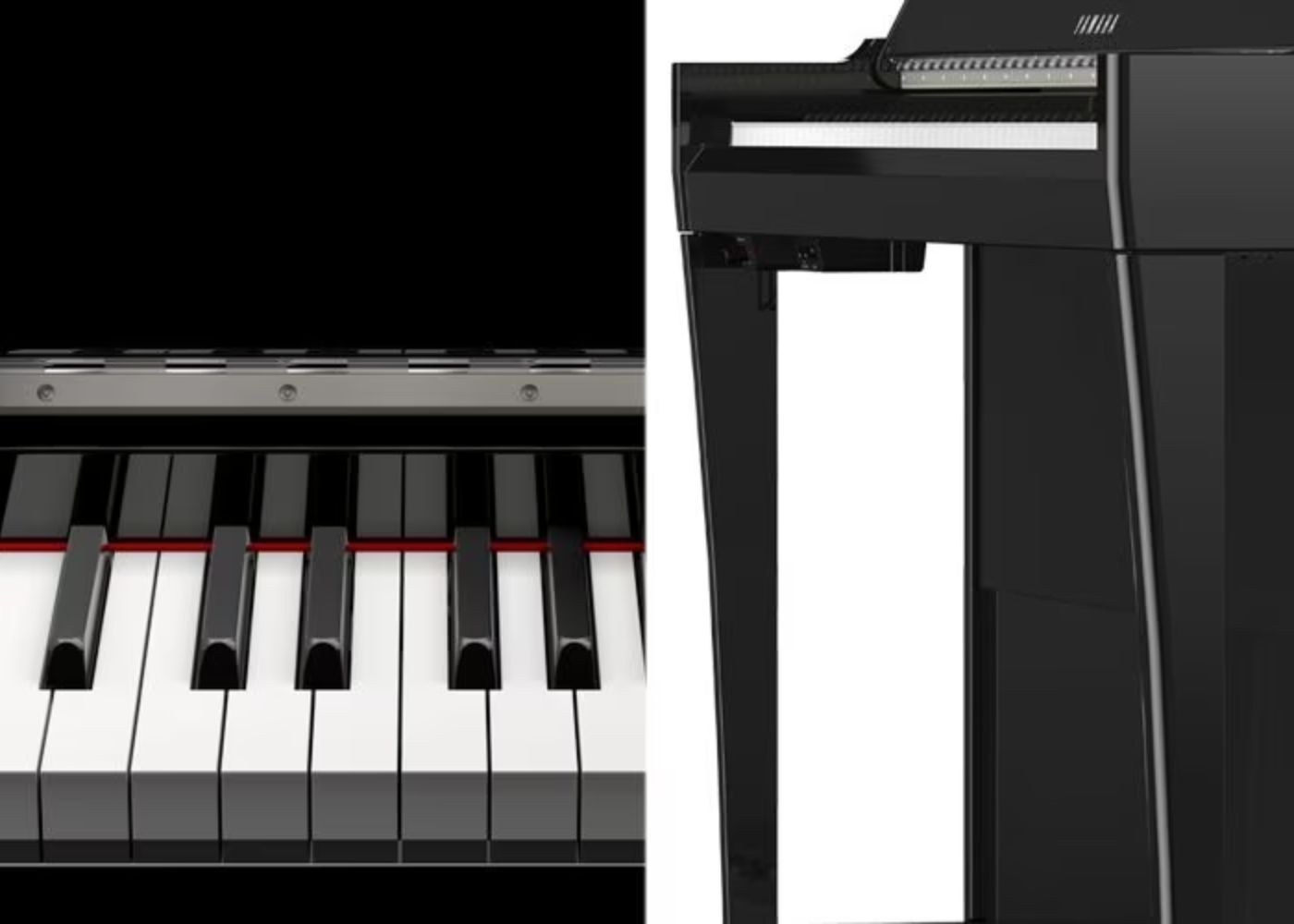 Yamaha NU1XA Premium Real acoustic Action Digital Piano | Polish Ebony