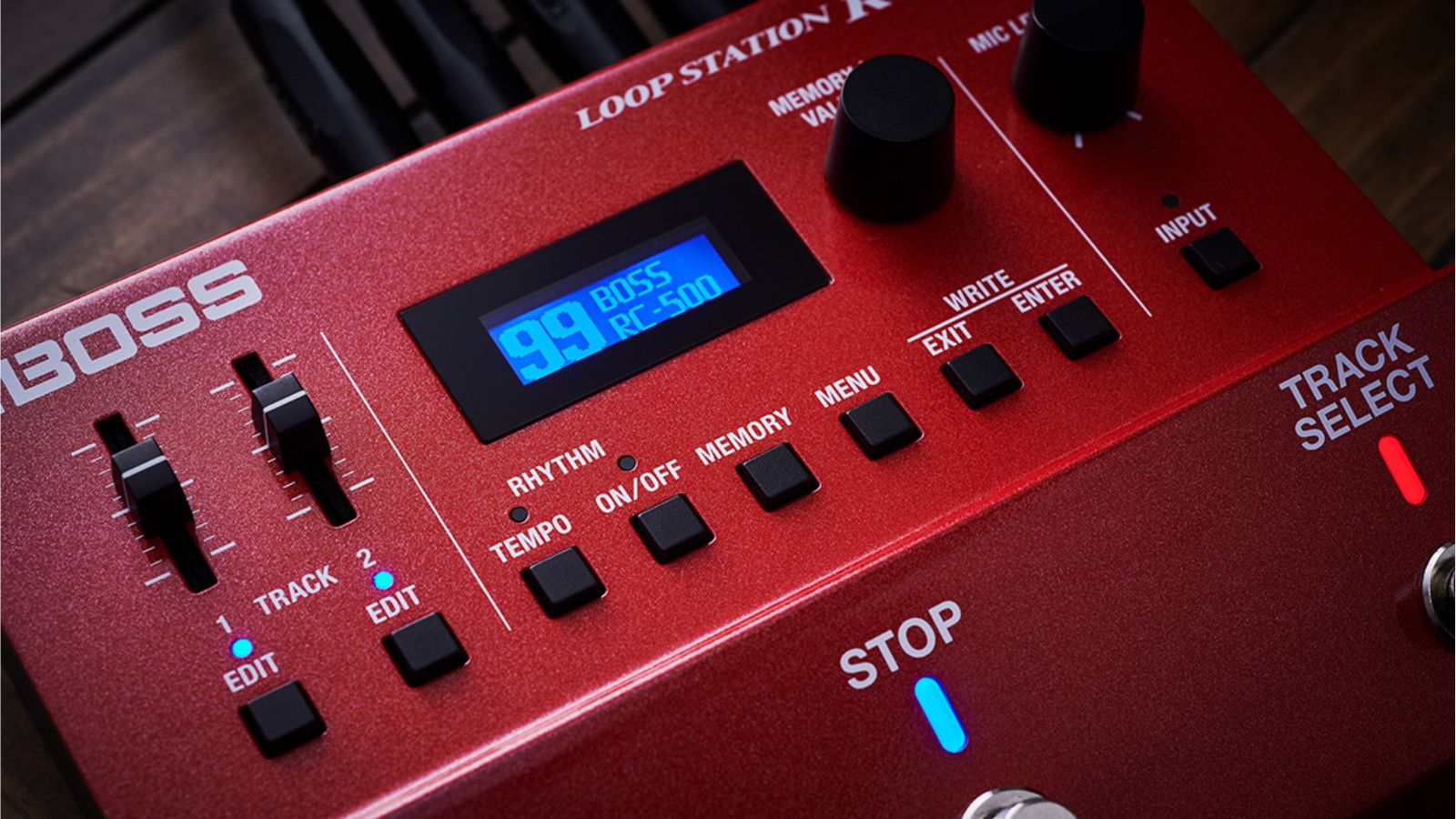 BOSS RC500 Loop Station | Advanced two-track looper | onboard mixing