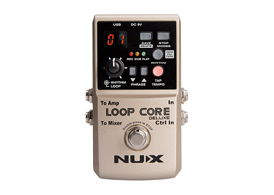 Nux Loopcore Deluxe Looper Pedal and Footswitch