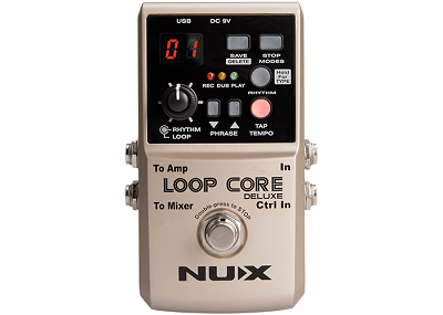 Nux Loopcore Deluxe Looper Pedal and Footswitch