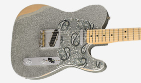 Fender Brad Paisley Road Worn Telecaster | Grey Paisley