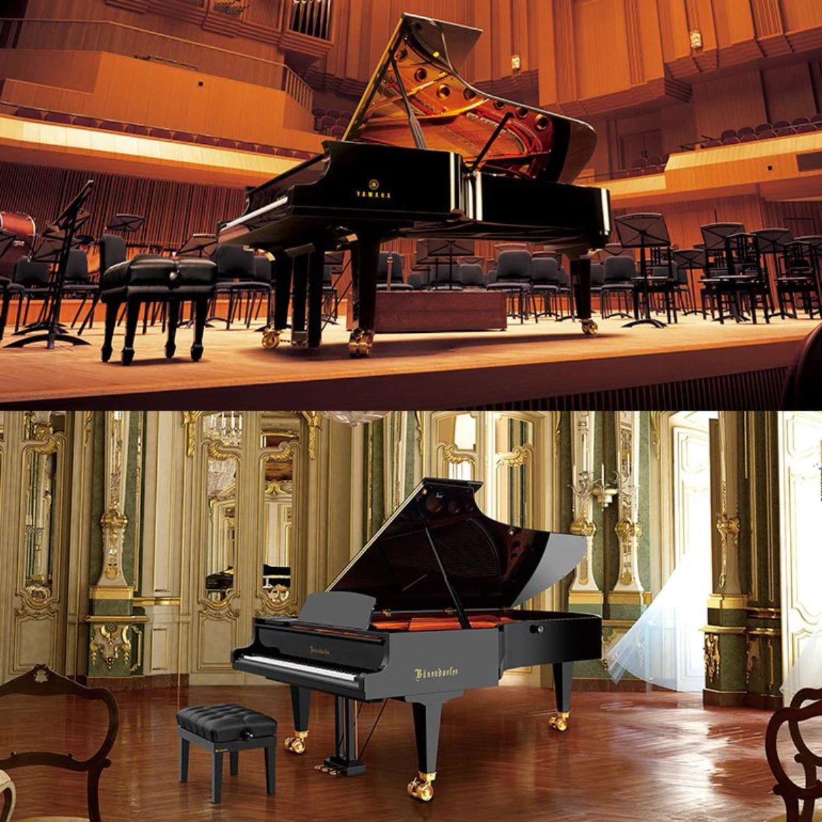 Yamha B3 Trans Acoustic Piano | Polished Ebony