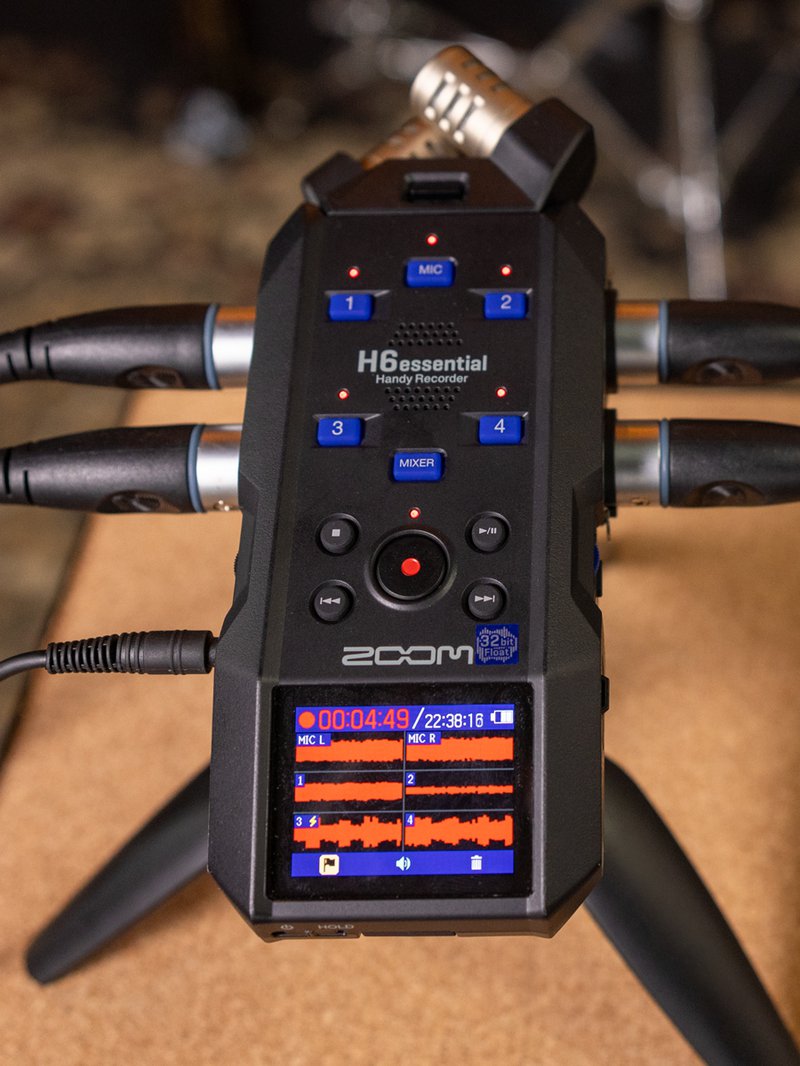 Zoom H6 Essential recorder | 32-bit float recording