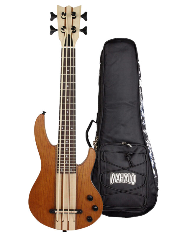 Mahalo Electric Bass Ukulele MEB1 | Walnut