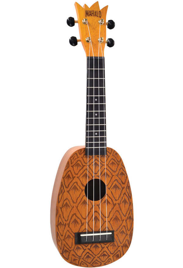 Mahalo ME1P Pineapple Ukulele | Engraved Top