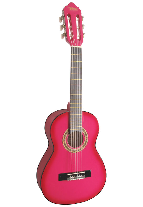 Valencia VC101 Classical Guitar | 1/4 Size | Pink