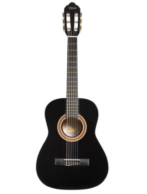 Valencia VC102 Classical Guitar | 1/2 Size | Black