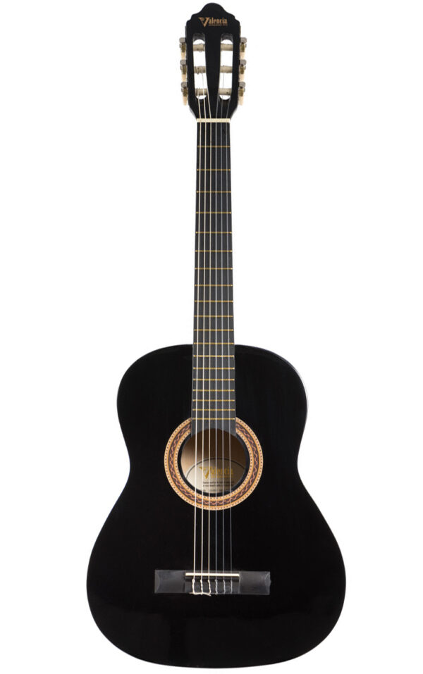 Valencia VC103 Classical Guitar | 3/4 Size | Black