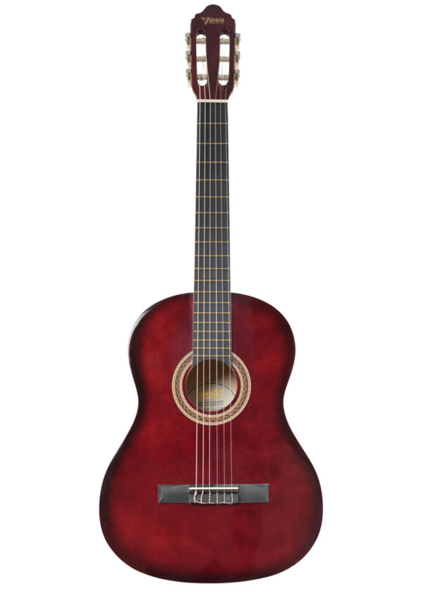 Valencia VC104 Classical Guitar | Full Size | Red Sunburst