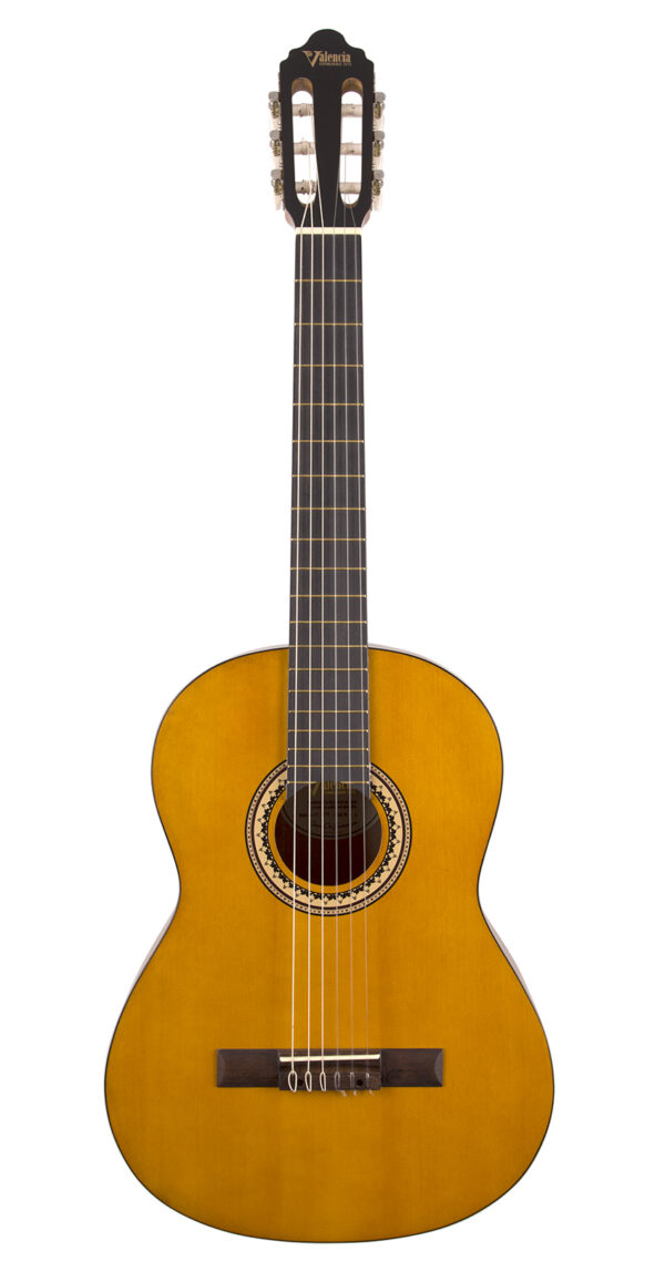 Valencia VC204 Nylon String | Beginner Guitar Full Size | Antique Nat