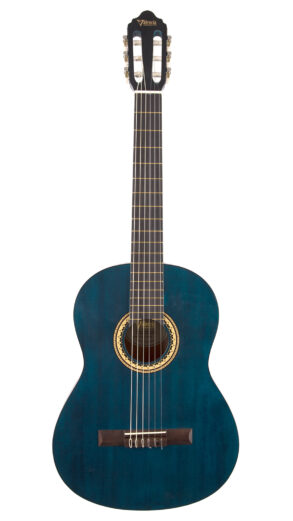 Valencia VC204 Classical Guitar Full Size | Translucent Blue