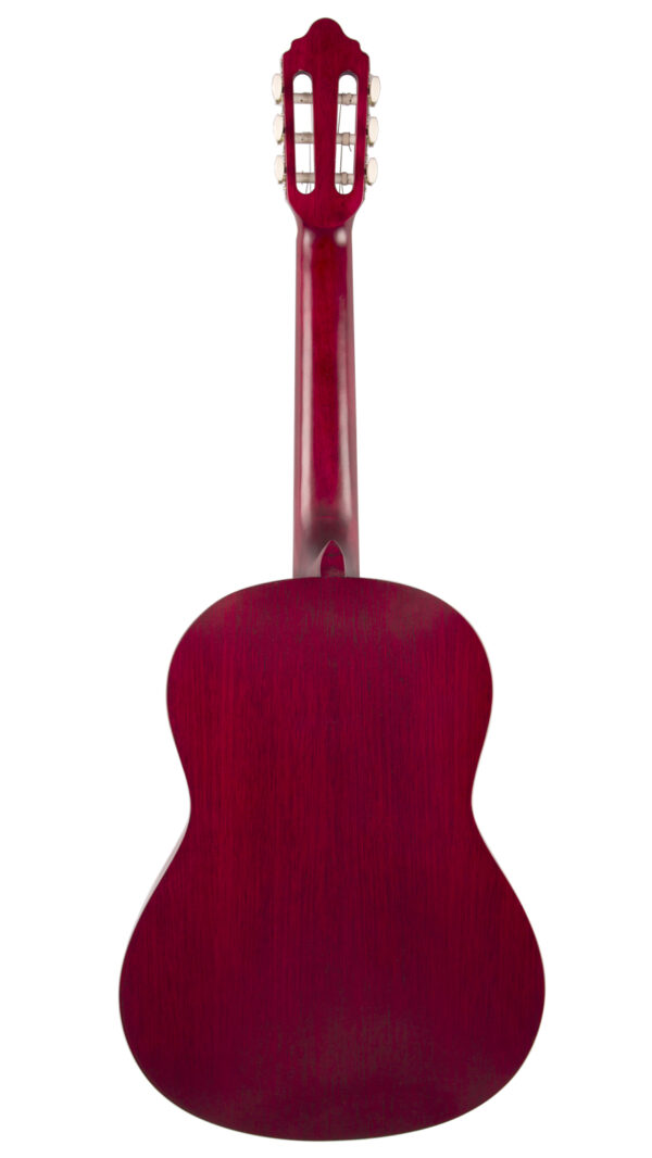 Valencia VC204 Classical Guitar Full Size | Translucent Red