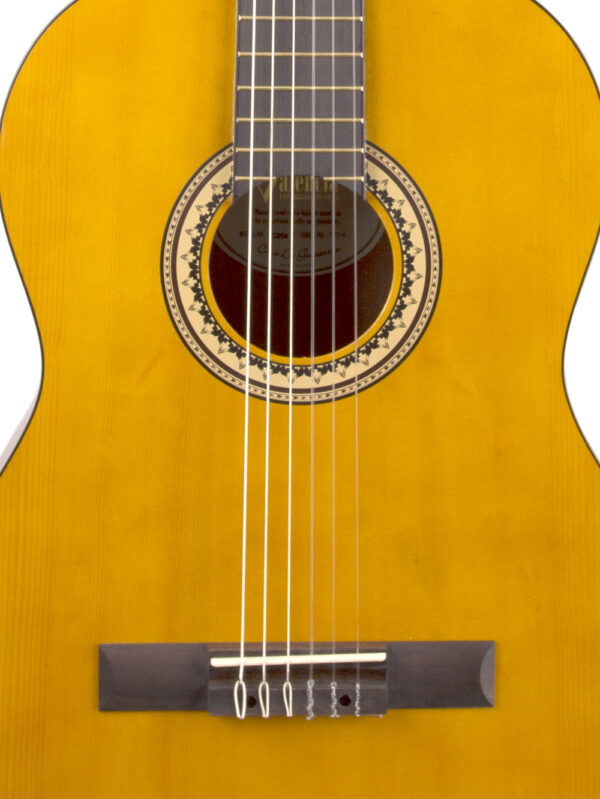 Valencia VC204H | Hybrid Nylon String Guitar | Full Size | Ant Natural