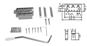 Dr. Parts EBR1 Floating Vibrato Bridge | Strat Style