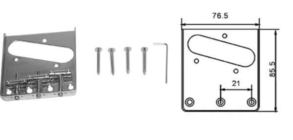 Dr. Parts EBR6 Bridge | Tele Style