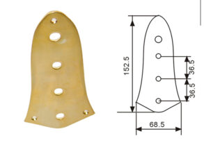 Dr. Parts JP4 Bass Control Plate