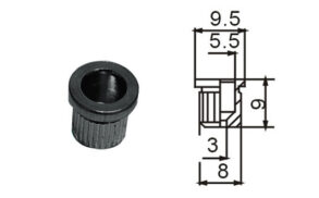 Dr. Parts SM1 String Ferrule | Black