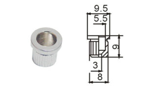 Dr. Parts SM1 String Ferrule | Chrome