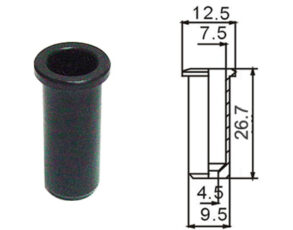 Dr. Parts SM3 String Ferrule | Black