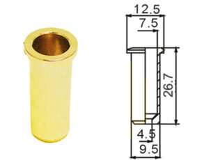 Dr. Parts SM3 String Ferrule | Gold