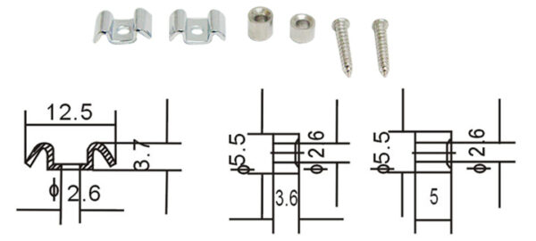 Dr. Parts SR1 Guitar String Retainer