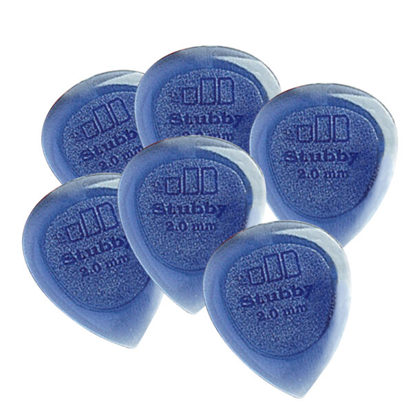 Dunlop Stubby Jazz Players Pack (6) | 2.00 Gauge