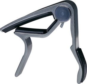 Dunlop 83-CD Curved Acoustic Guitar Trigger Capo | Smoke Chrome