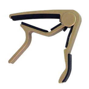 Dunlop 84-FG Flat Acoustic Guitar Trigger Capo | Gold