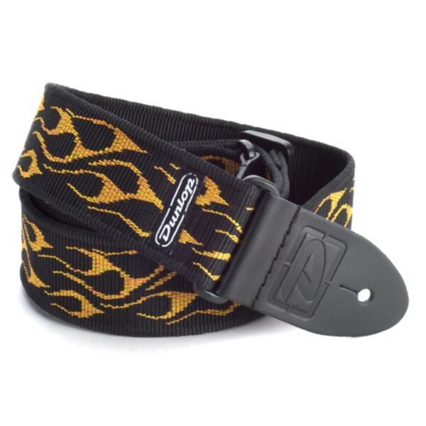 Dunlop D-38-11 Guitar Strap | Classic Orange/Yellow