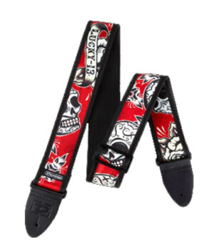 Dunlop Lucky 13 Guitar Strap | Tres Skulls