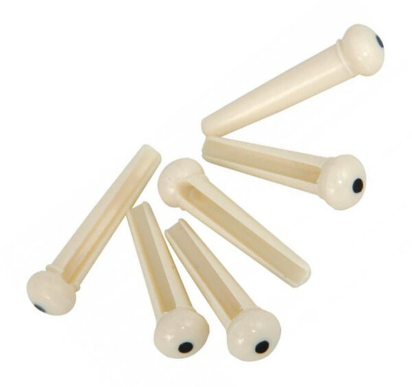 Dunlop HE-216B Bridge Pins | White