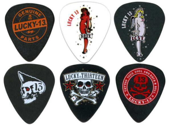 Dunlop Lucky 13B Player's Pack Pick Assortment | 0.73 Gauge