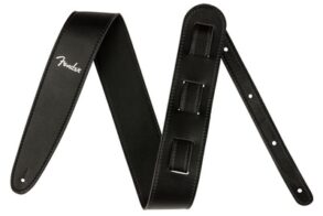 Fender Vegan Leather Guitar Strap | Black