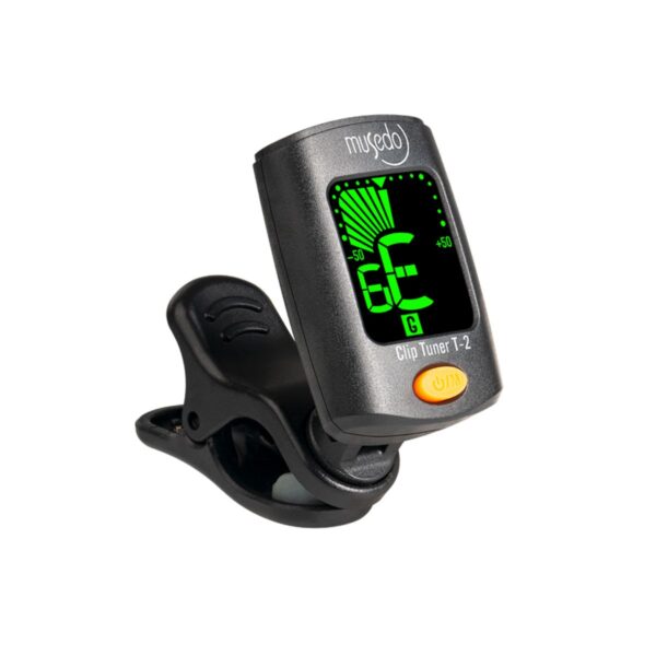 Musedo T-2 | Clip-On Tuner | Chromatic, Guitar, Bass, C Key ukulele