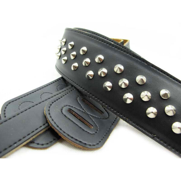 Oakman 06D Leather Strap with Metal Details | Round Studs