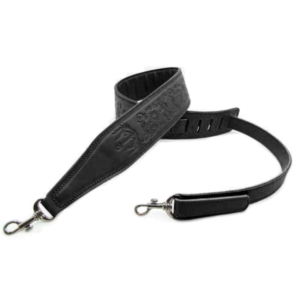 Oakman DBJ Leather Banjo Strap | Black