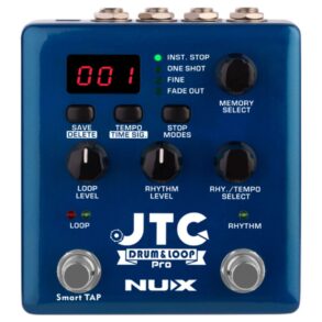 NUX NDL-5 | JTC Drum & Loop PRO Pedal | Dual Switch Stomp Box