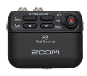 Zoom F2 | Compact Light weight Field Recorder | Black