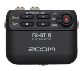 Zoom F2 | Compact Light weight Field Recorder | With Bluetooth |Black