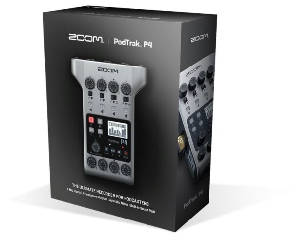 Zoom P4  Podtrack | Compact Podcast Recorder