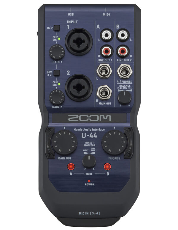 Zoom U-44 USB Audio Interface 4X4