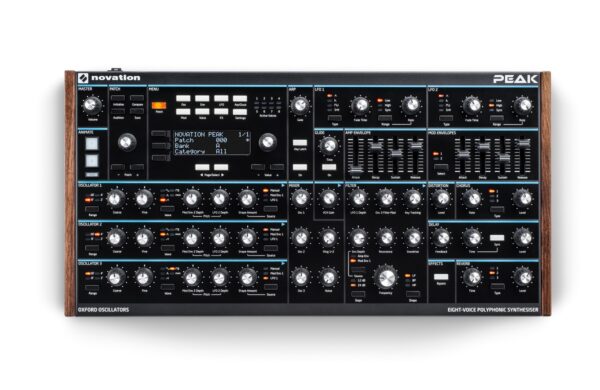 Novation Peak 3 Oscillator 8 Voice Synthesiser