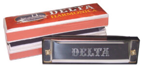 Delta 10-Hole Chrome Blues Harmonica | C