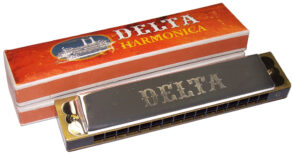 Delta 16-Hole Chrome Harmonica | C