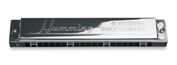 Suzuki 21-Hole Tremolo Humming Harmonica | C